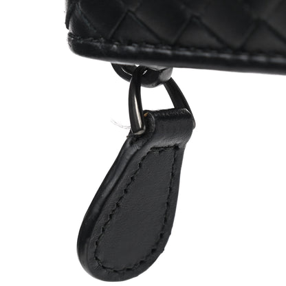 Bottega Veneta Nappa Intrecciato Zip Around Wallet Black 7 of 7