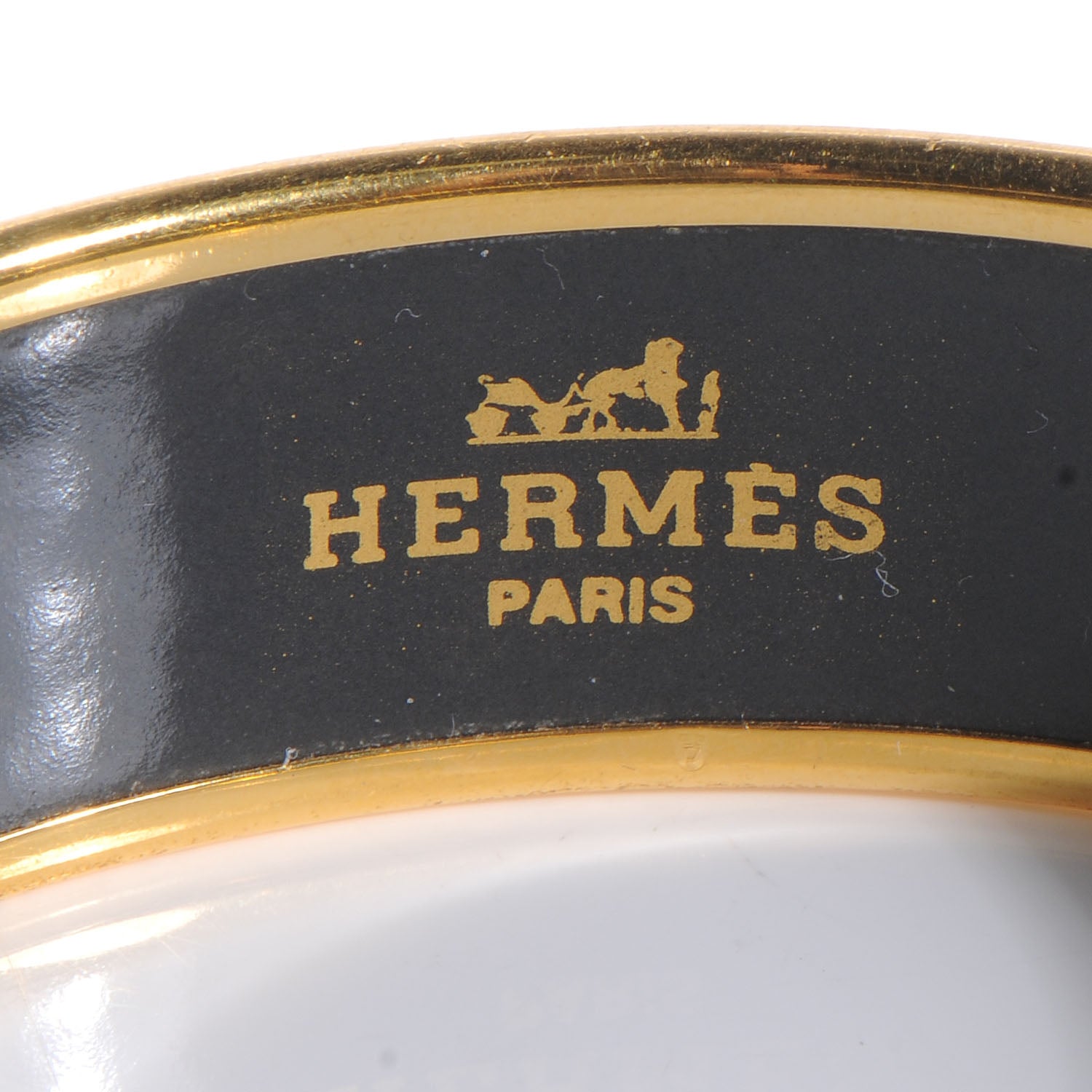 Hermes Enamel Printed Wide Bracelet 65 3 of 5
