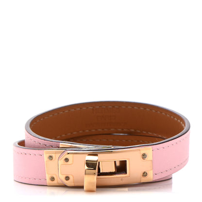 Hermes Swift Kelly Double Tour Bracelet T2 Rose Sakura 1 of 7