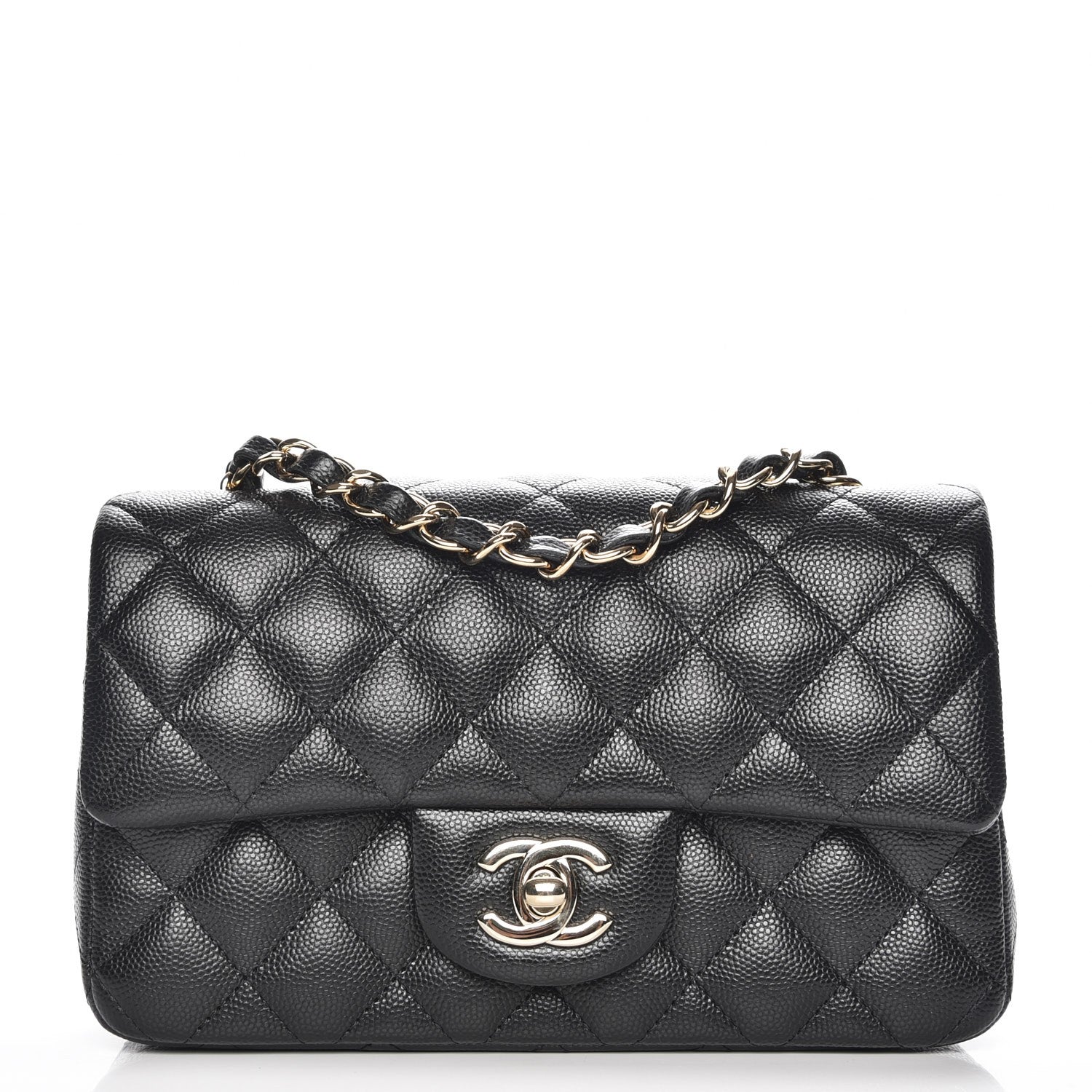 Chanel Caviar Quilted Mini Rectangular Flap Black 1 of 8