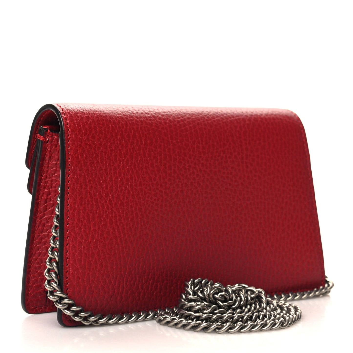 Calfskin Super Mini Dionysus Shoulder Bag Hibiscus Red