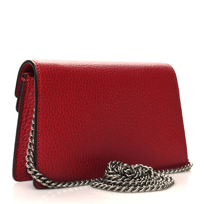 Gucci Calfskin Super Mini Dionysus Shoulder Bag Hibiscus Red 4 of 11