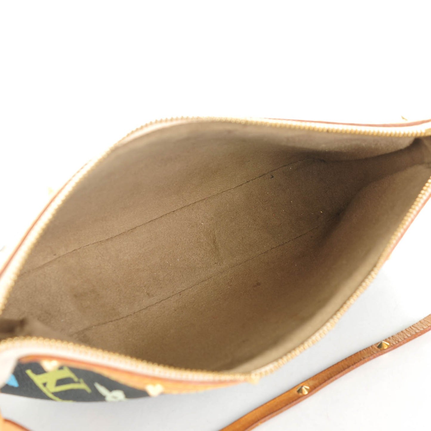 Monogram Multicolor Pochette Accessories Black