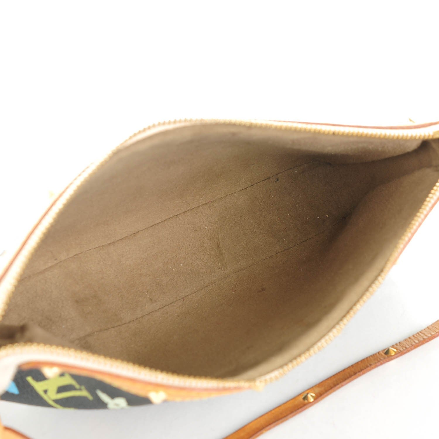 Louis Vuitton Monogram Multicolor Pochette Accessories Black 5 of 10