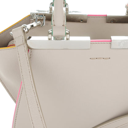 Fendi Vitello Dolce Mini 3Jours Tote Grigio Polvere 9 of 9