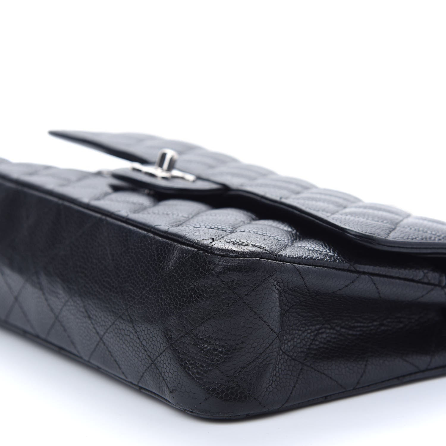 Chanel Caviar Quilted Medium Double Flap Black 9 of 9