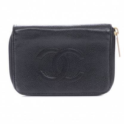 Chanel Caviar Zip Around Wallet Black 1 of 8