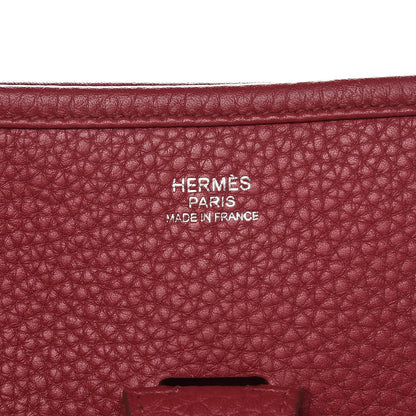 Hermes Taurillon Clemence Evelyne III GM Rubis 8 of 8