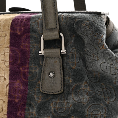 Gucci Velvet Horsebit Embossed Treasure Boston Multicolor 17 of 21