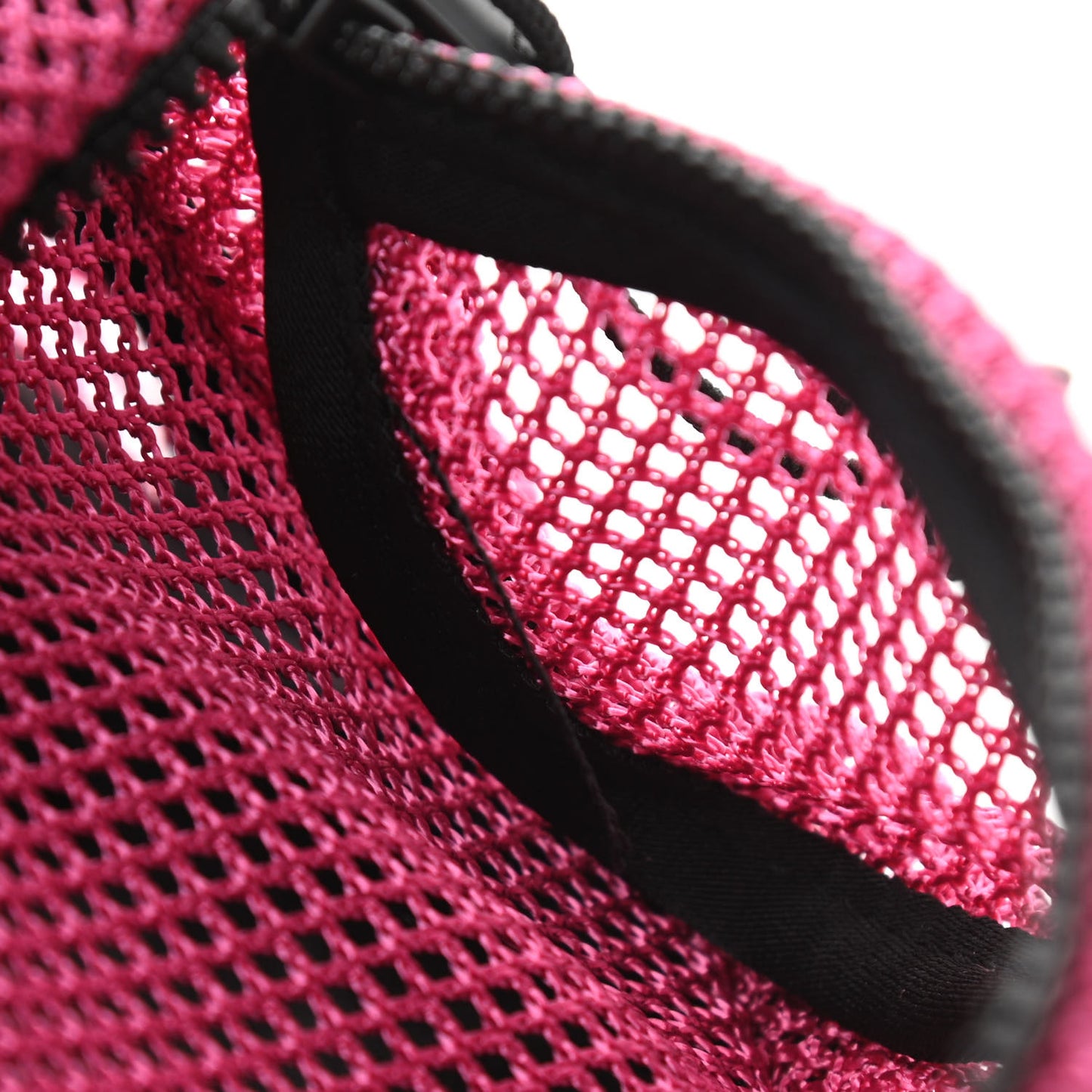 Nylon Mesh SLP Belt Bag Fuchsia