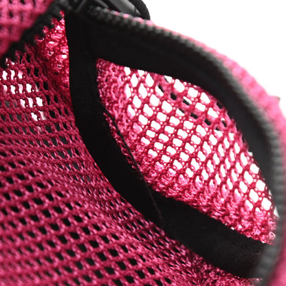 Saint Laurent Nylon Mesh SLP Belt Bag Fuchsia 10 of 10
