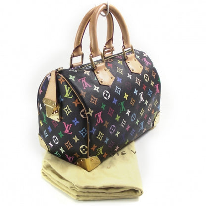 Louis Vuitton Monogram Multicolor Speedy 30 Black 3 of 9