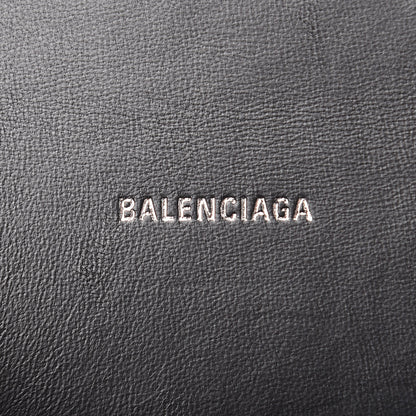 Balenciaga Smooth Calfskin Graffiti Hourglass Top Handle Bag XS Black White 6 of 12