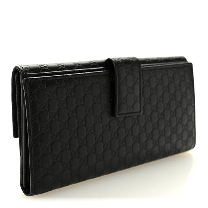 Gucci Microguccissima Continental Flap Wallet Black 3 of 7