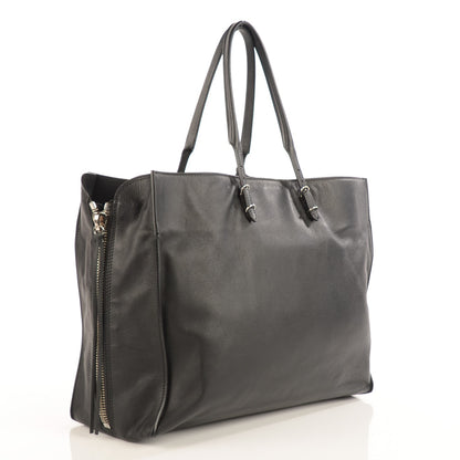Balenciaga Supple Calfskin Papier A4 Zip Around Tote Black 3 of 10
