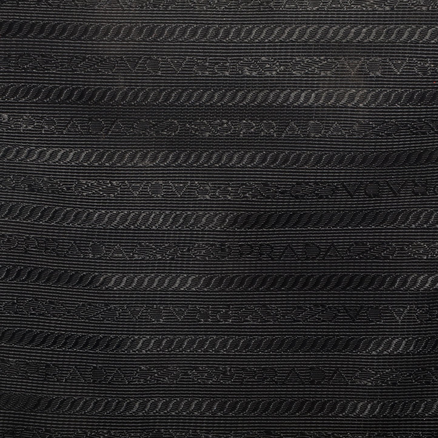 Tessuto Chain Shoulder Bag Black