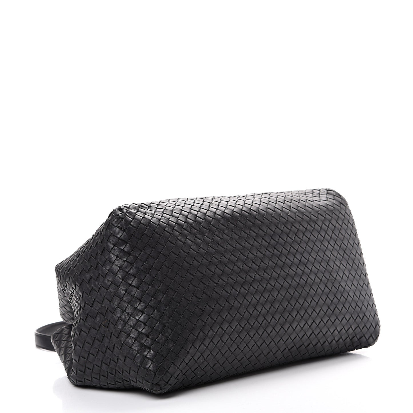 Nappa Intrecciato Large Seamless Tote Black