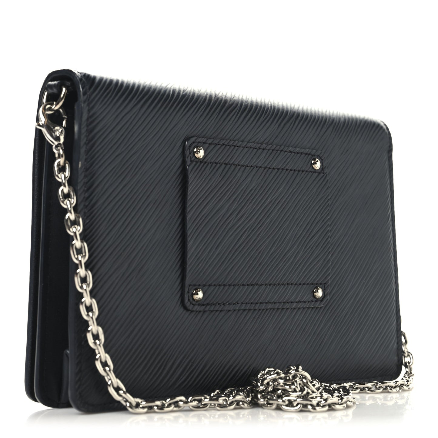 Epi Twist Belt Chain Wallet Black