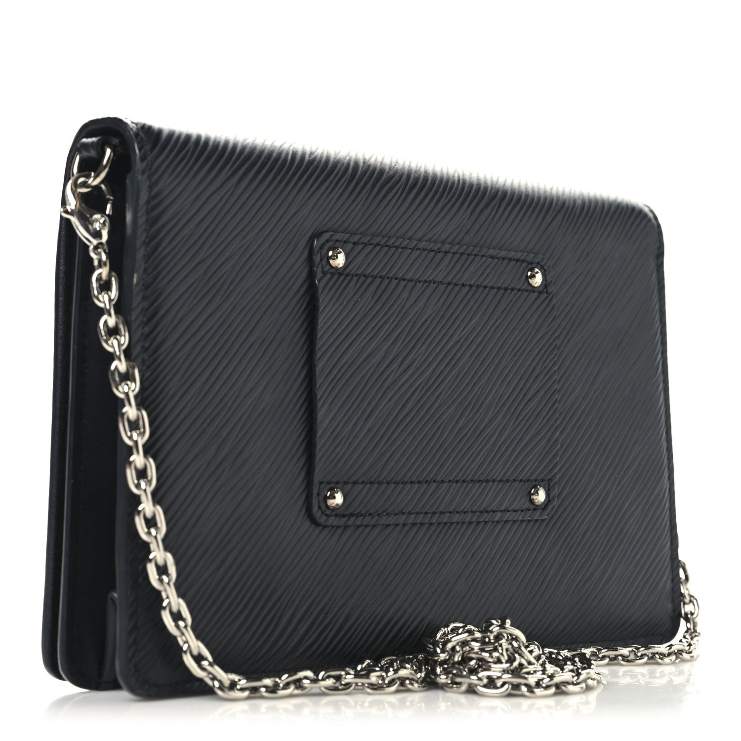 Louis Vuitton Epi Twist Belt Chain Wallet Black 3 of 10