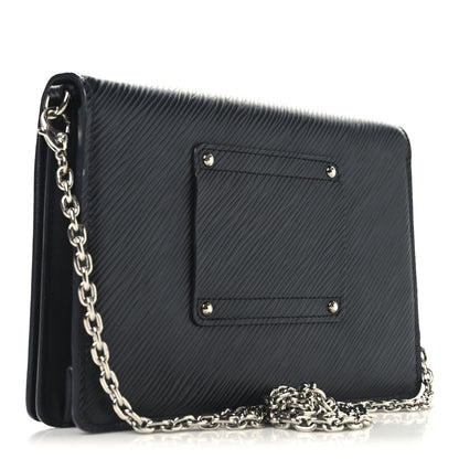 Louis Vuitton Epi Twist Belt Chain Wallet Black 3 of 10
