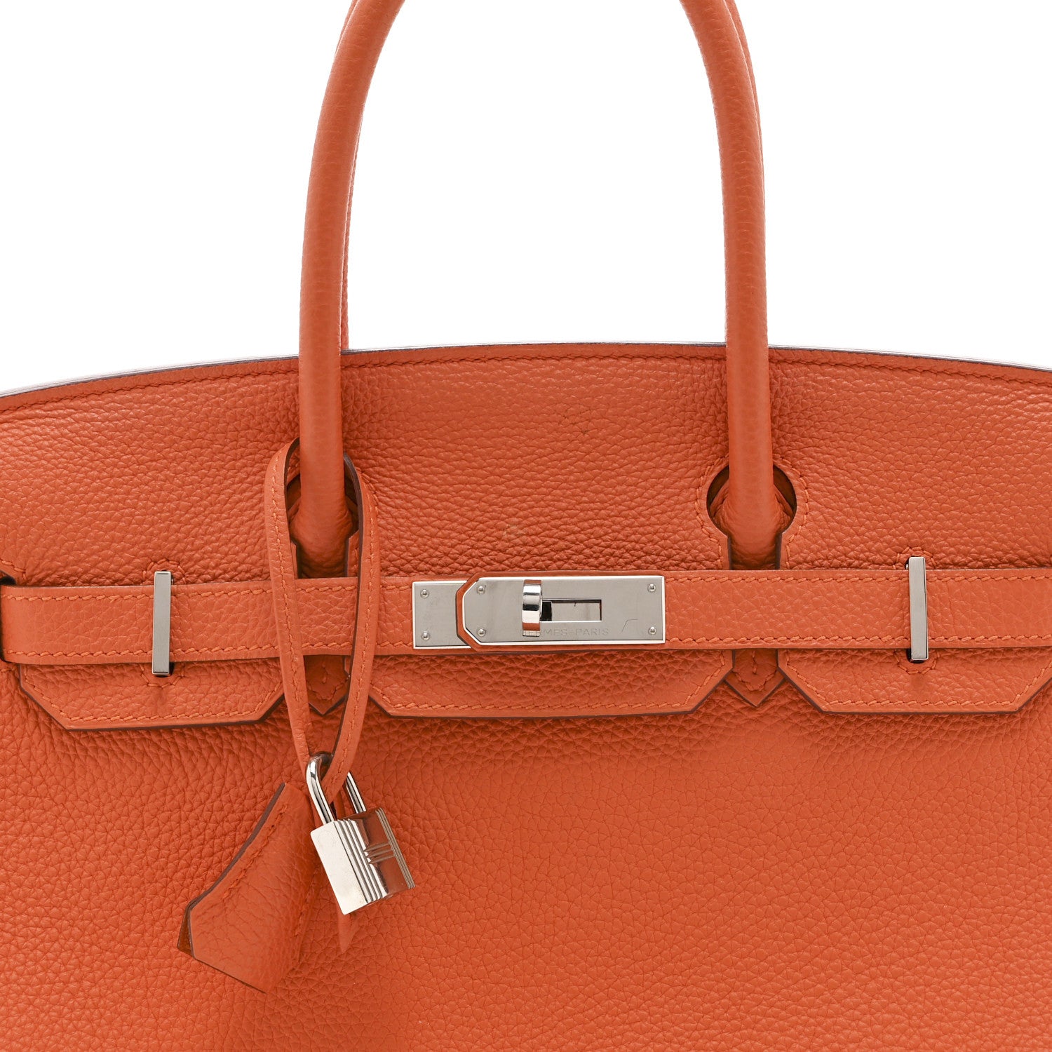 Hermes Togo Birkin 30 Orange 8 of 10