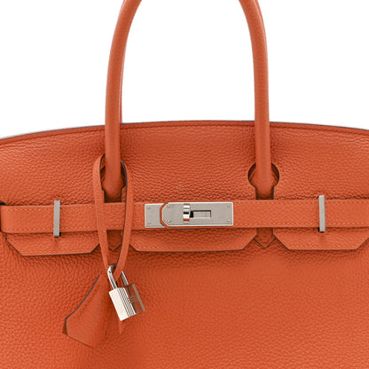 Hermes Togo Birkin 30 Orange 8 of 10