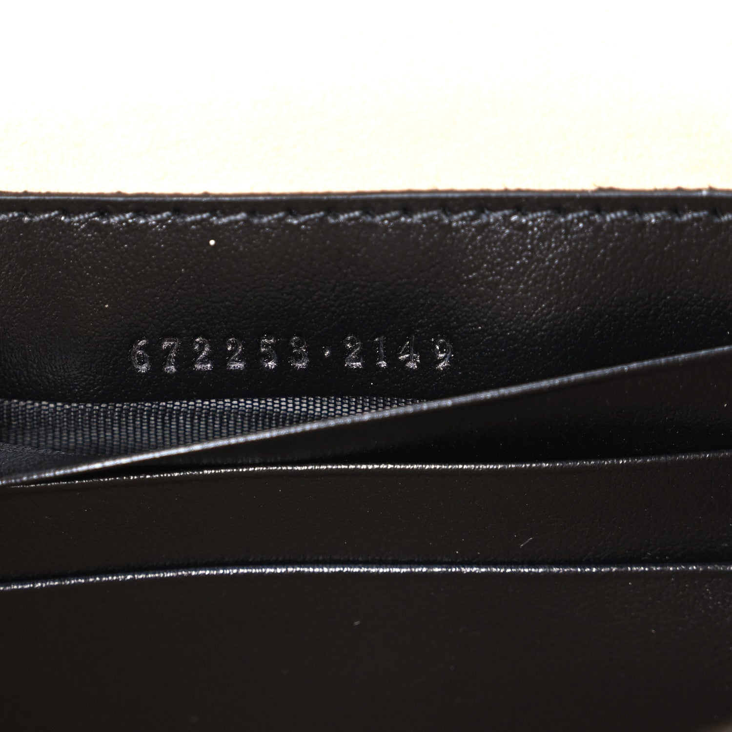 Gucci Calfskin Matelasse Small GG Marmont Vanity Cosmetic Case Black 7 of 10