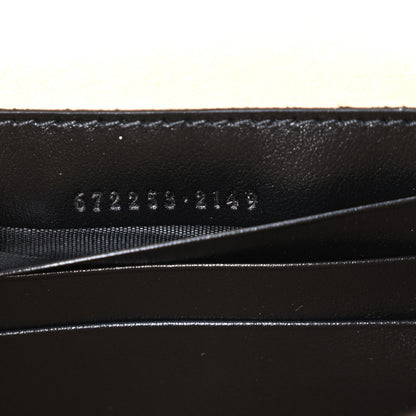 Gucci Calfskin Matelasse Small GG Marmont Vanity Cosmetic Case Black 7 of 10