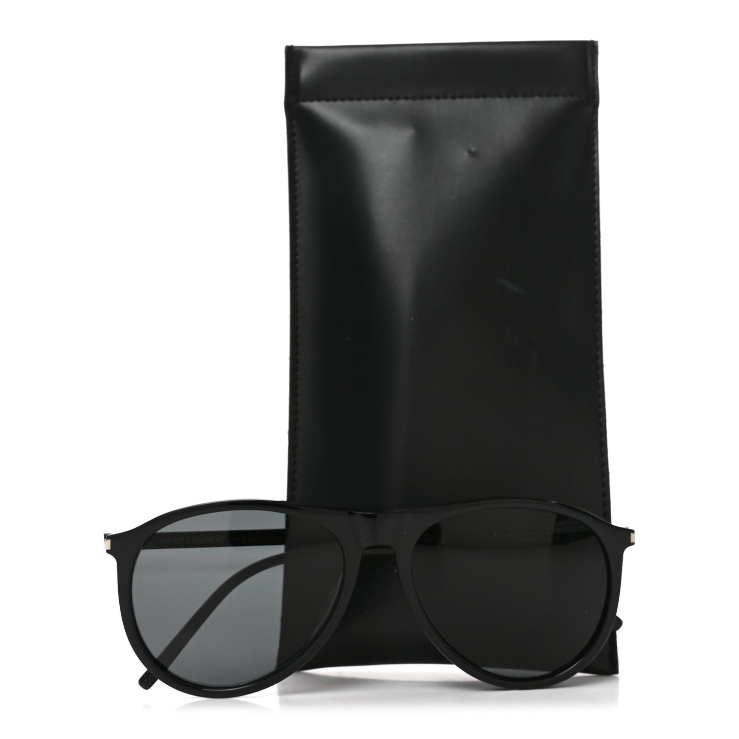 Acetate Aviator Sunglasses SL 667 Black