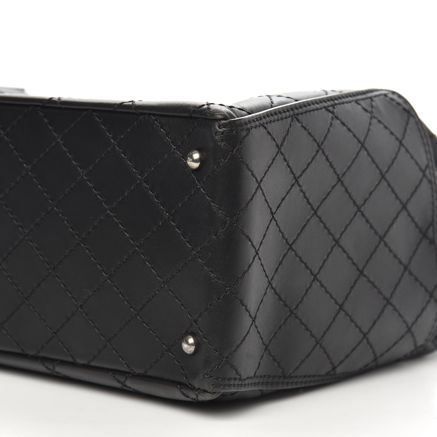 Chanel Calfskin CC Pocket Tote Black 9 of 10