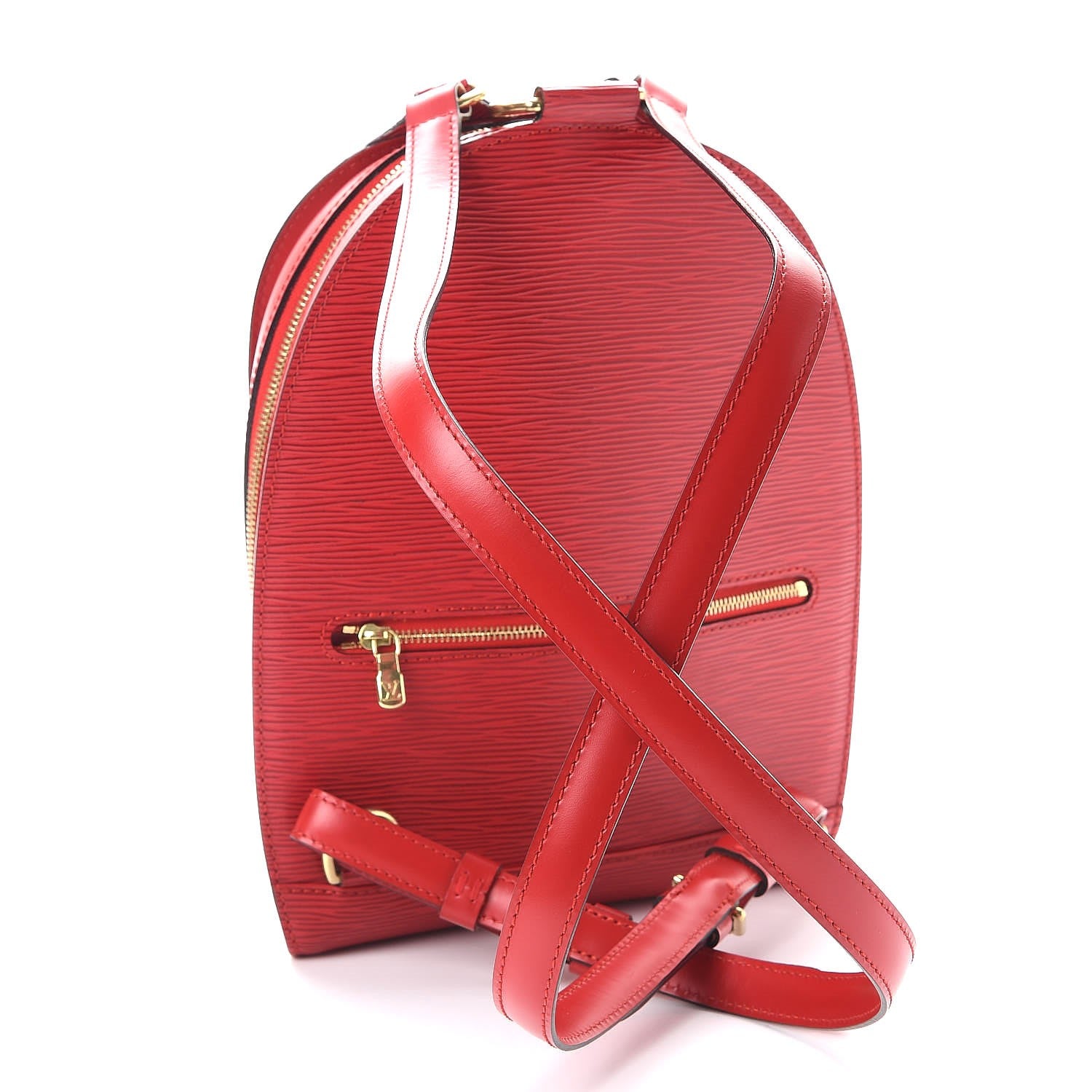 Louis Vuitton Epi Mabillon Backpack Castillan Red 3 of 7