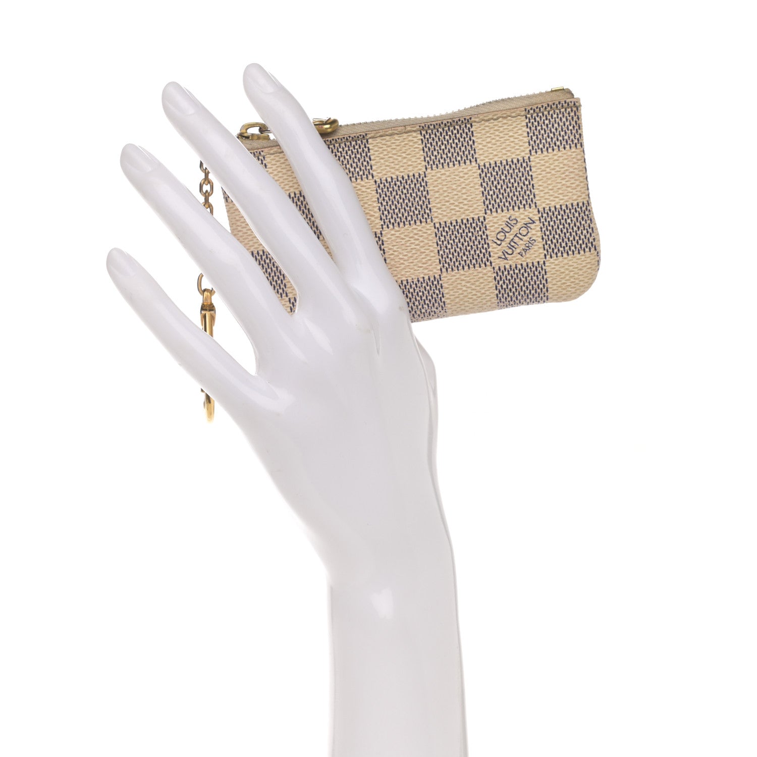 Louis Vuitton Damier Azur Key Pouch 2 of 8
