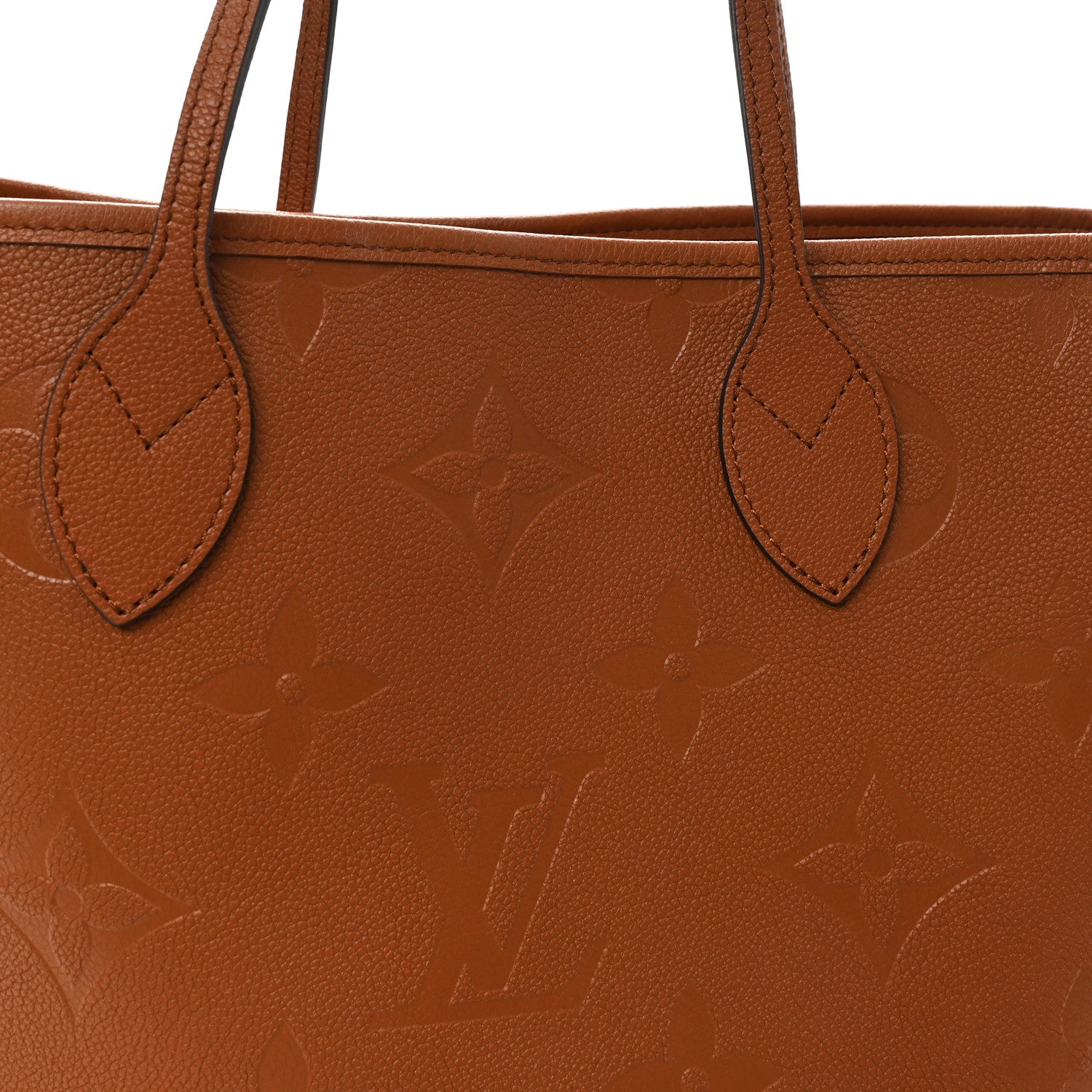 Louis Vuitton Empreinte Monogram Giant Neverfull MM Cognac 8 of 11