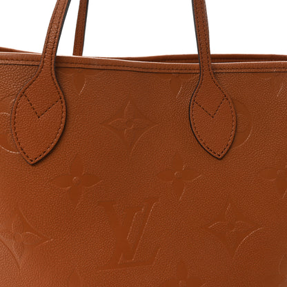 Louis Vuitton Empreinte Monogram Giant Neverfull MM Cognac 8 of 11