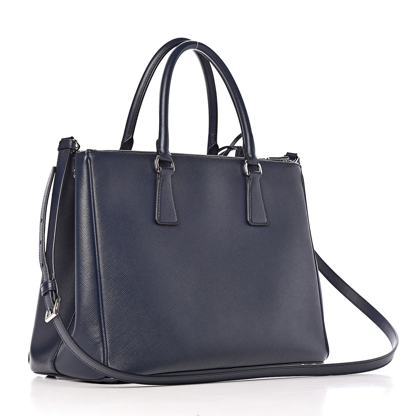 Saffiano Medium Galleria Double Zip Tote Baltico