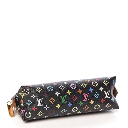 Louis Vuitton Monogram Multicolor Cosmetic Pouch Black Grenade 4 of 8