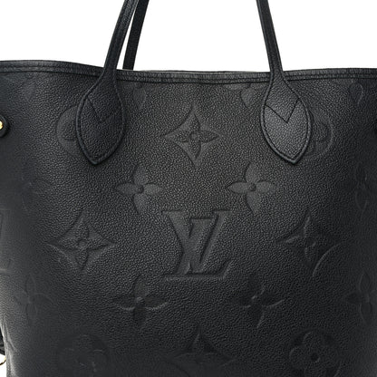 Louis Vuitton Empreinte Monogram Giant Neverfull MM Black 7 of 9