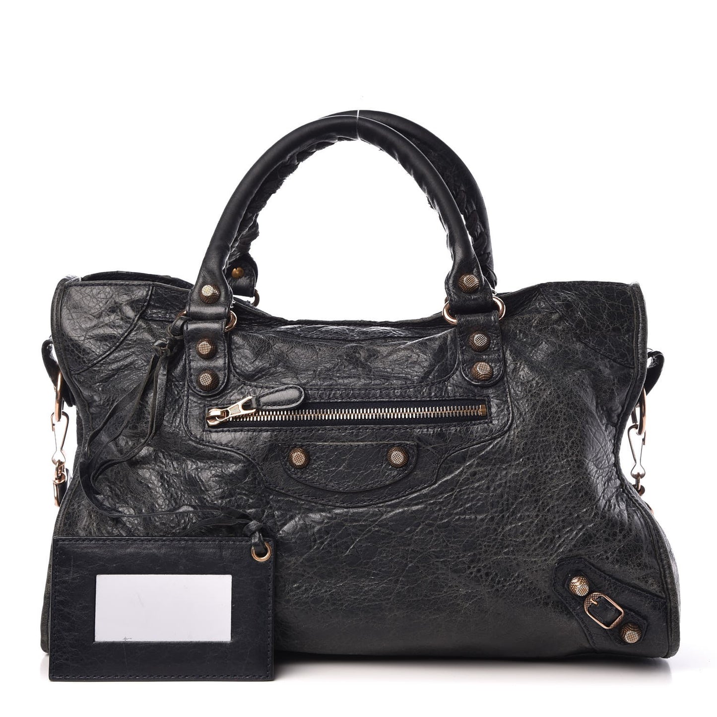 Agneau Giant 12 Rose Gold Hardware City Dark Night