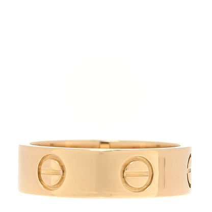 Cartier 18K Yellow Gold 5.5mm LOVE Ring 53 6.25 3 of 5