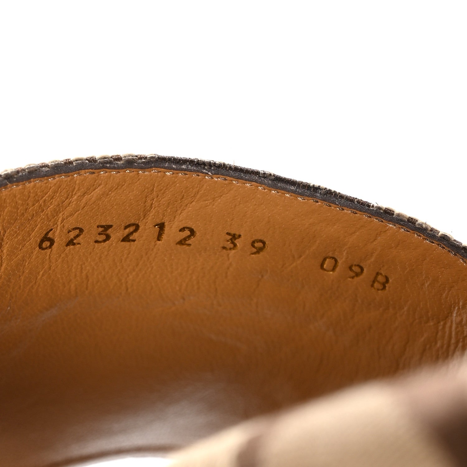 Gucci Monogram Maxi GG Angelina Platform 55mm Slide Sandals 39 Camel Ebony 6 of 9