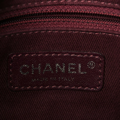 Chanel Aged Calfskin Quilted Accordion CC Flap Dark Brown 6 of 11