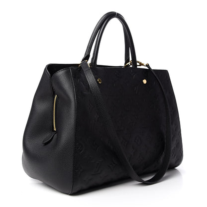Louis Vuitton Empreinte Montaigne GM Black 3 of 9