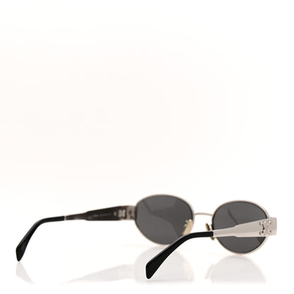Celine Metal Triomphe 01 Sunglasses CL40235U Silver Black 4 of 7