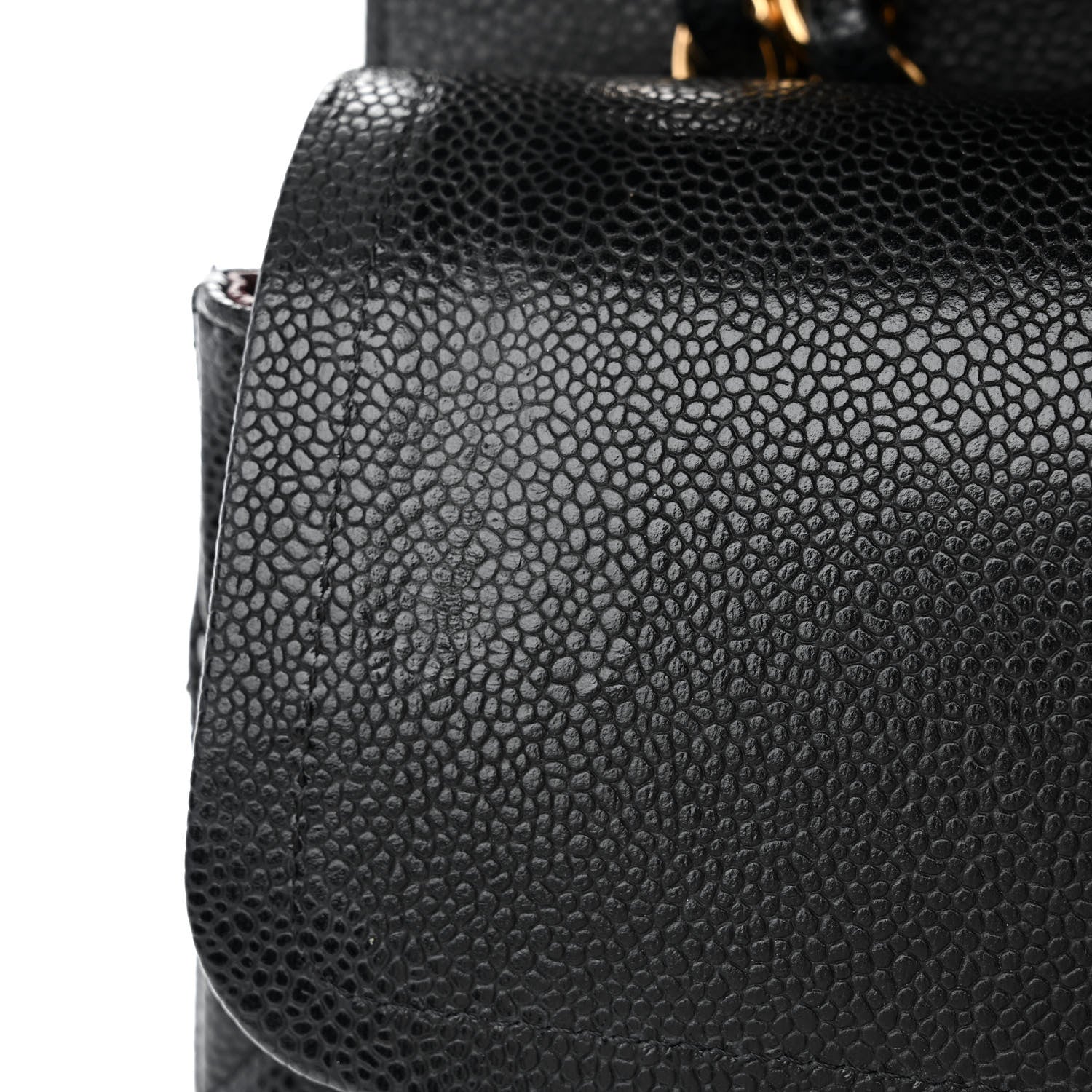 Chanel Caviar Quilted Jumbo Double Flap Black 13 of 14
