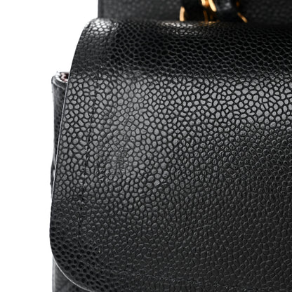 Chanel Caviar Quilted Jumbo Double Flap Black 13 of 14