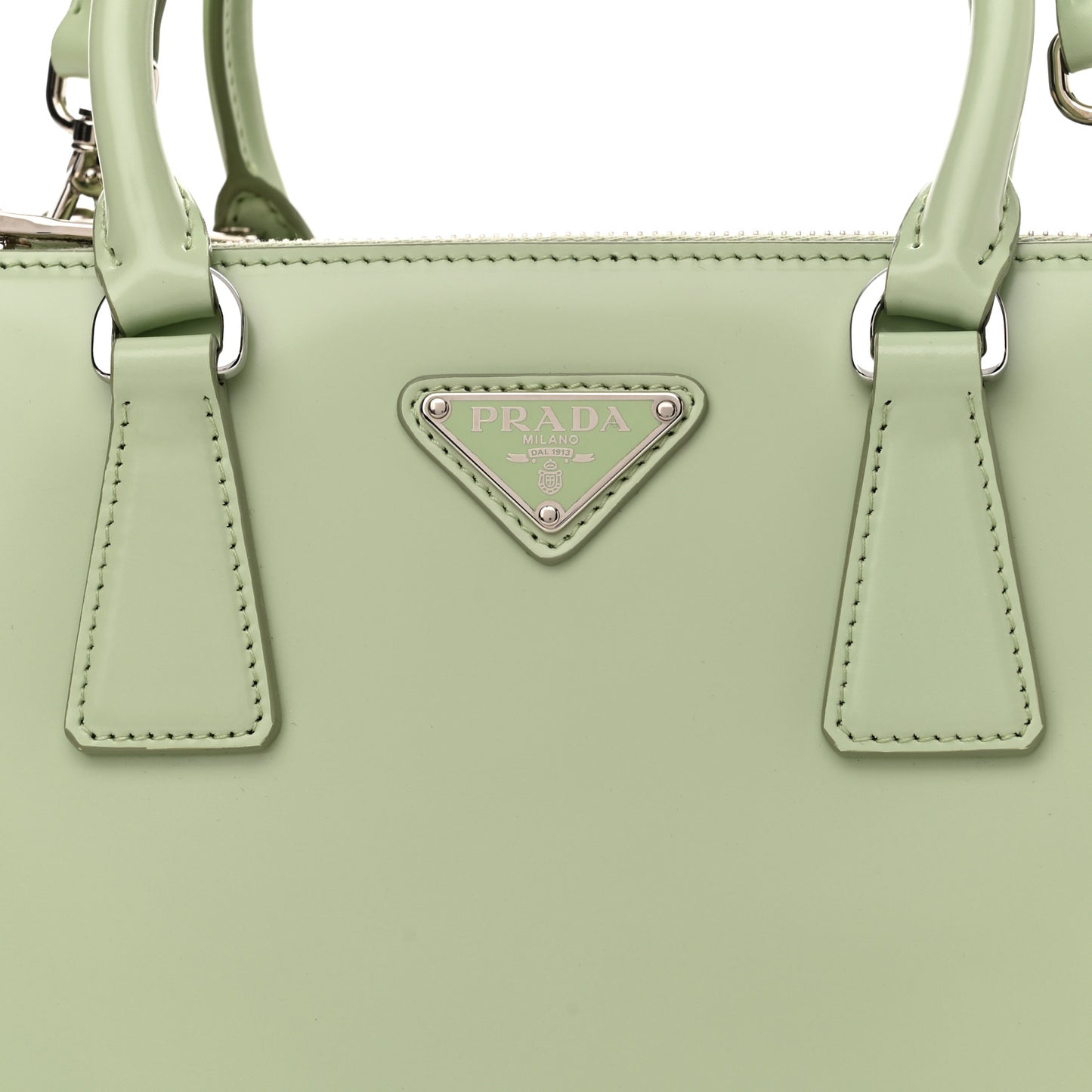 Spazzolato Small Galleria Double Zip Tote Acqua