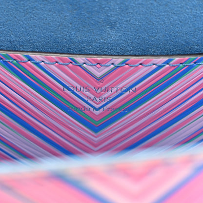Louis Vuitton Epi Tropical Twist Shoulder Bag MM Blue Rose 7 of 11
