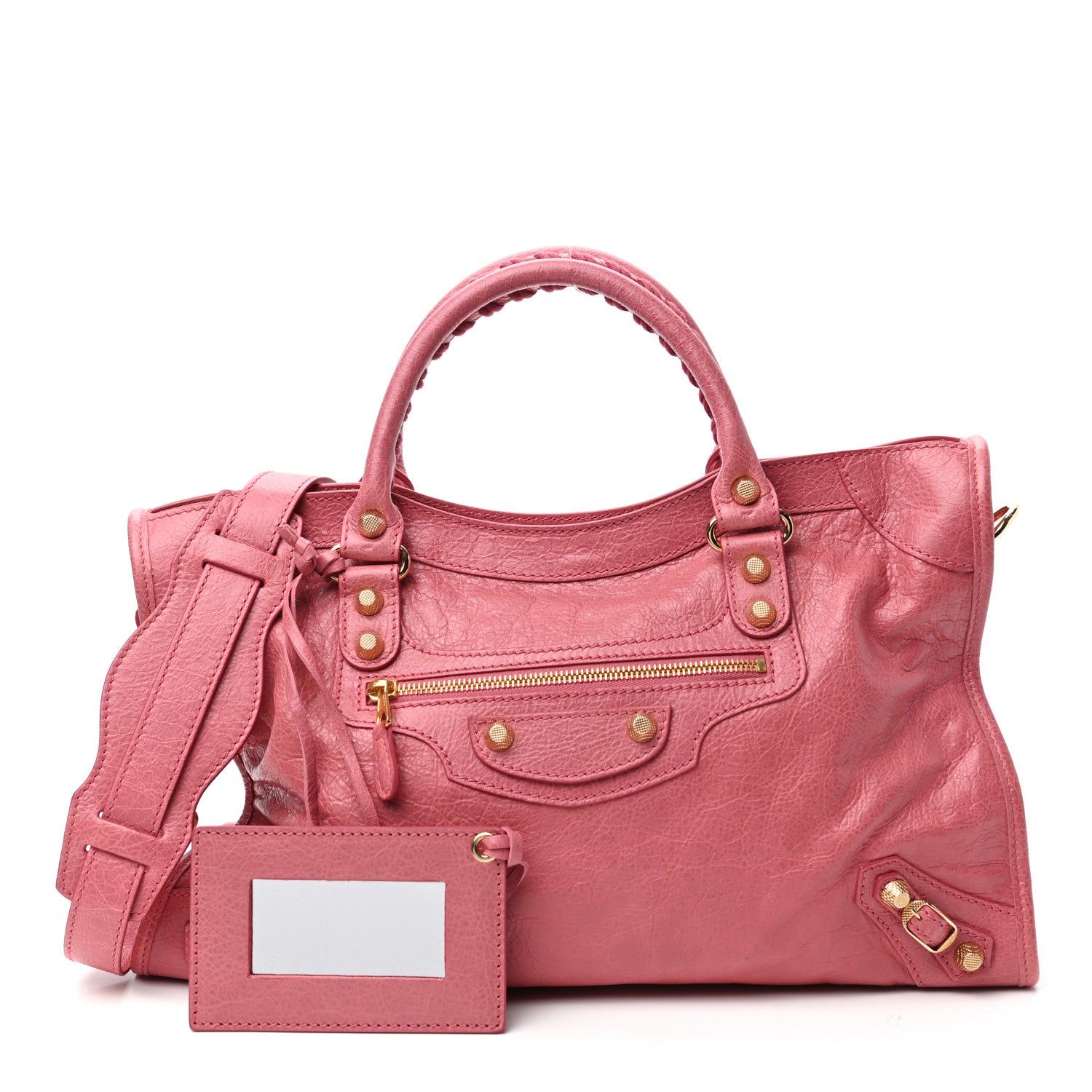 Balenciaga Agneau Giant 12 Gold Hardware City Rose Bombon Raspberry 1 of 9