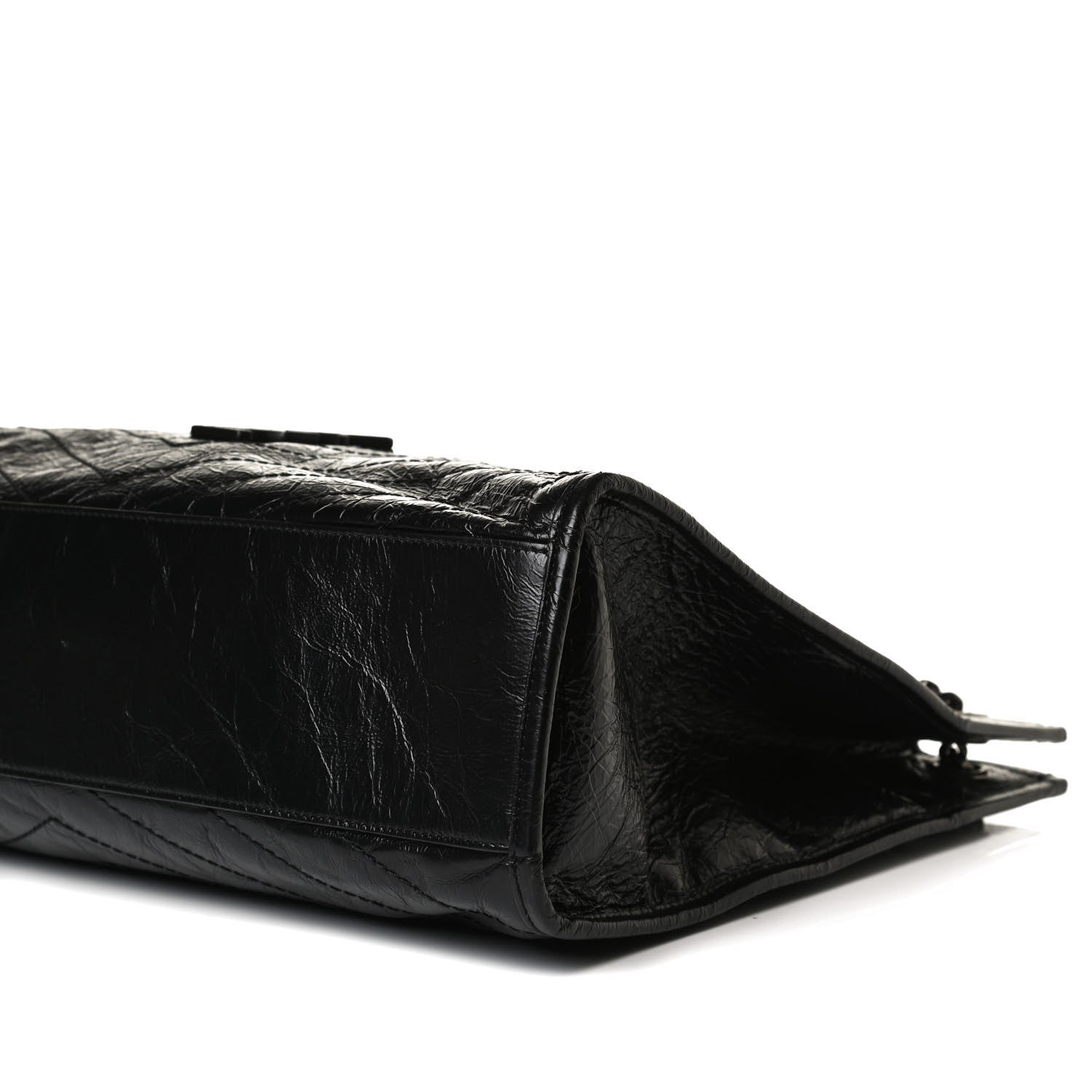 Saint Laurent Crinkled Calfskin Matelasse Monogram Niki Shoulder Bag Black 10 of 17