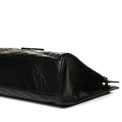 Saint Laurent Crinkled Calfskin Matelasse Monogram Niki Shoulder Bag Black 10 of 17